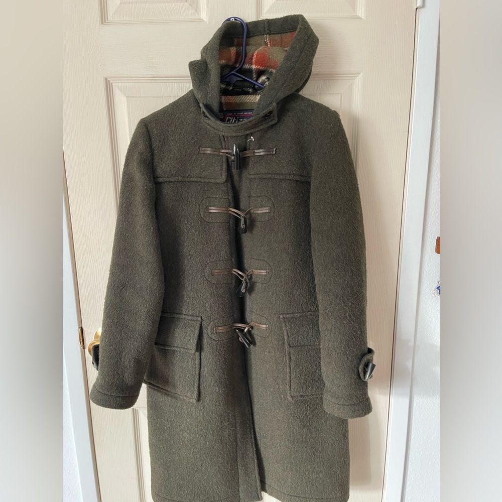 Vintage Milletts Citizen Wool Blend Coat Women’s M Green made in Great Britain